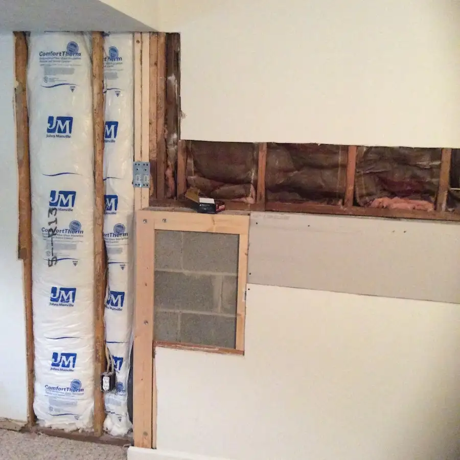 Wall insulation replacement during Odor Removal & Deodorization in Webb City